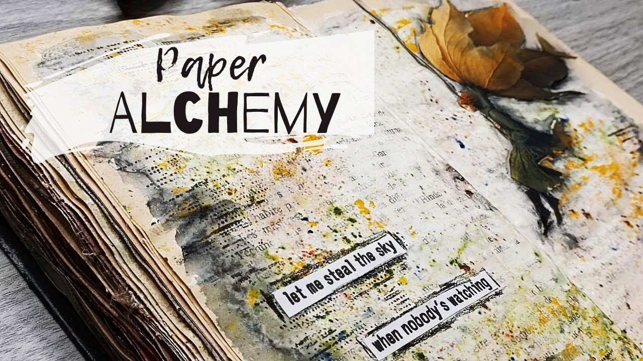 Mixed media art journal  | Soft, magical layers