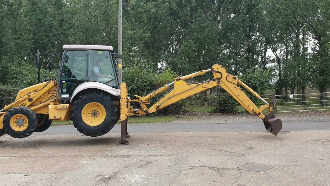 New Holland 75 Backhoe Loader - Test Drive Working Review | diggersandtractors.com