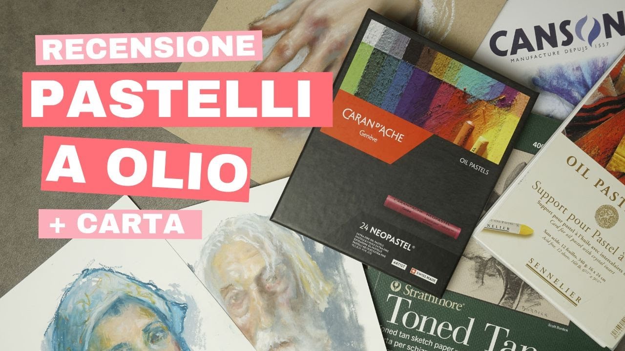 Pastelli a olio Neopastel Caran d'Ache. Belli, ma su che carta li uso? Recensione onesta