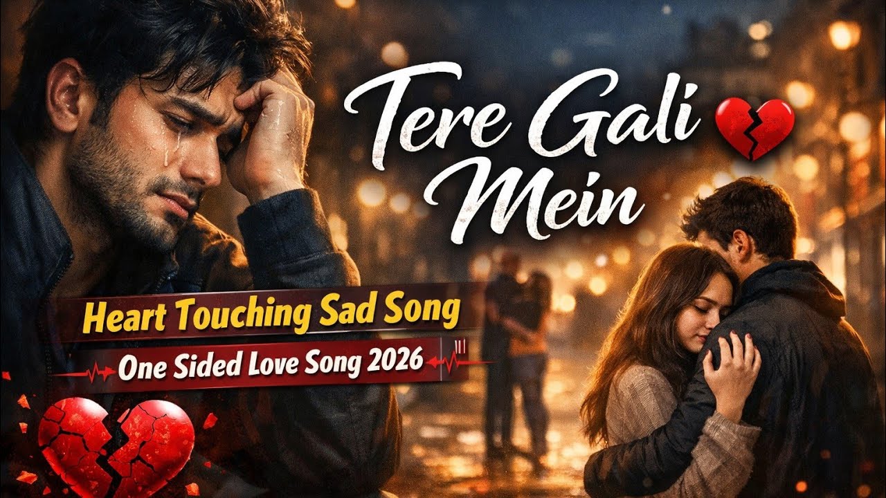 | Tere Gali Mein 💔 | Heart Touching Sad Song | One Sided Love #song 