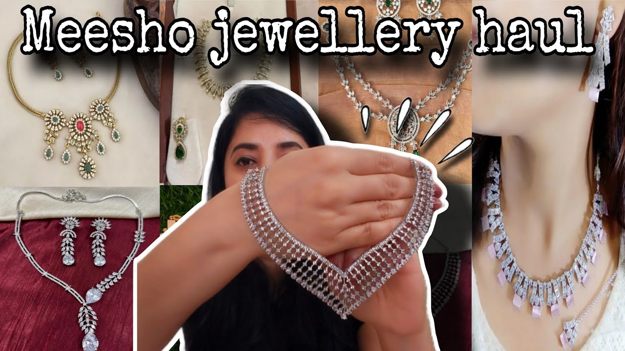 MEESHO Jewellery haul 🥰💕||Meesho ad jewellery haul,honest review #meeshohauls