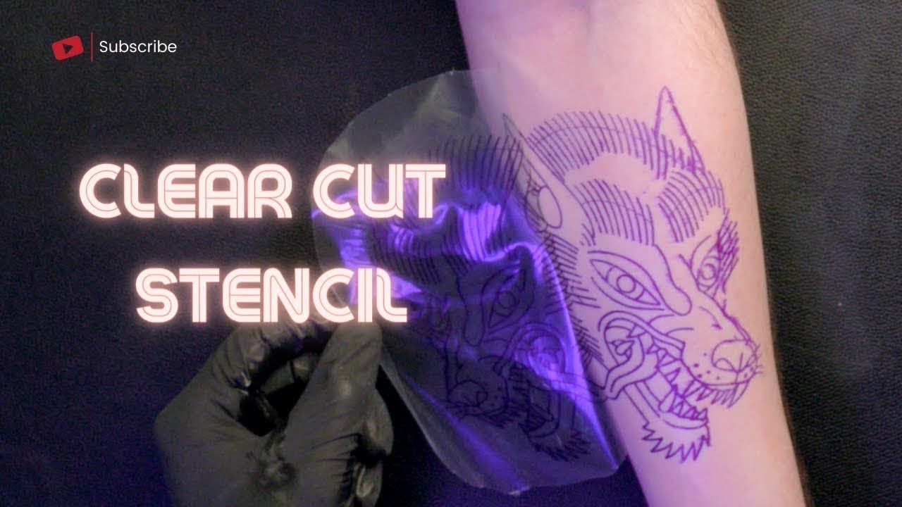 The Easiest Stencil To Use?? | Clear Cut Stencil Review