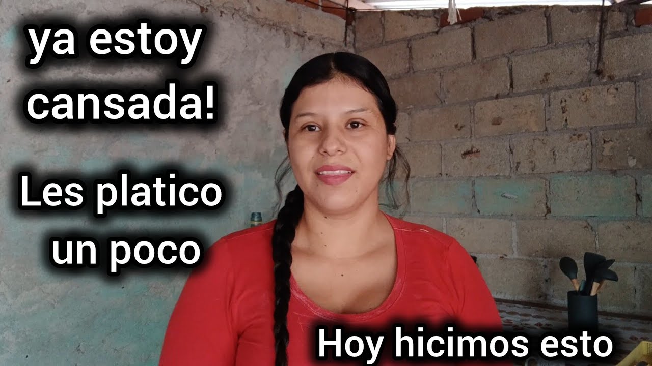YA ESTOY CANSADA😫 LES PLATICO UN POCO,HOY HICIMOS ESTO 