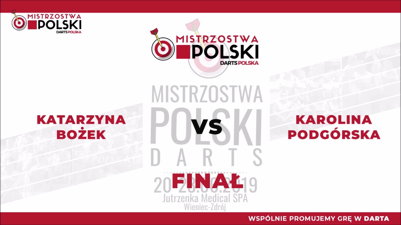 Mistrzostwa Polski w Darta 2019 - Finał - Karolina Podgórska - Katarzyna Bożek