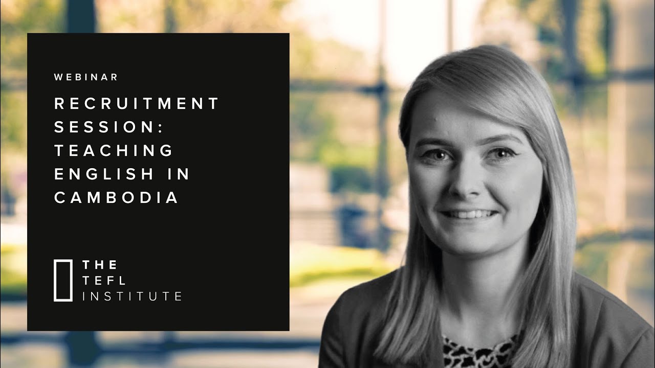 Вебинар по преподаванию английского языка в Камбодже