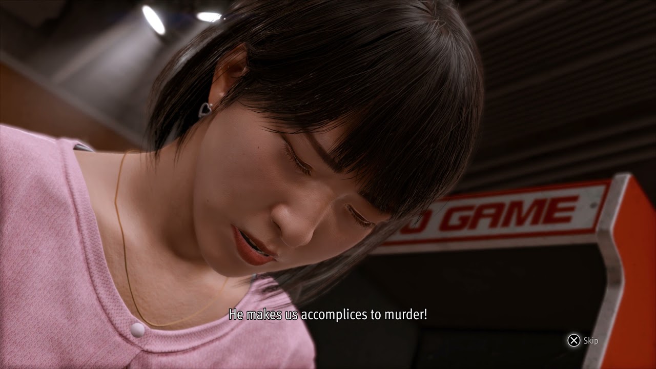 Lost Judgment - Chapter 9: Interrogate Yui Mamiya at Higashi Arcade , Kuwana Calls Yagami Cutscene