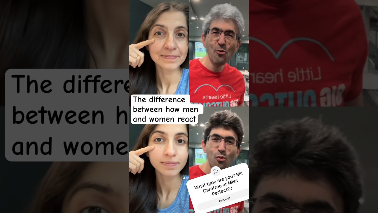 Difference between how men and women react 