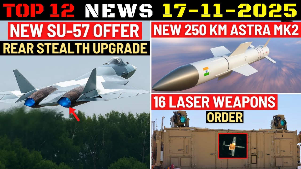 Новости индийской обороны: новое предложение по Су-57, Astra Mk2 на 250 км, заказ на 16 единиц ла...