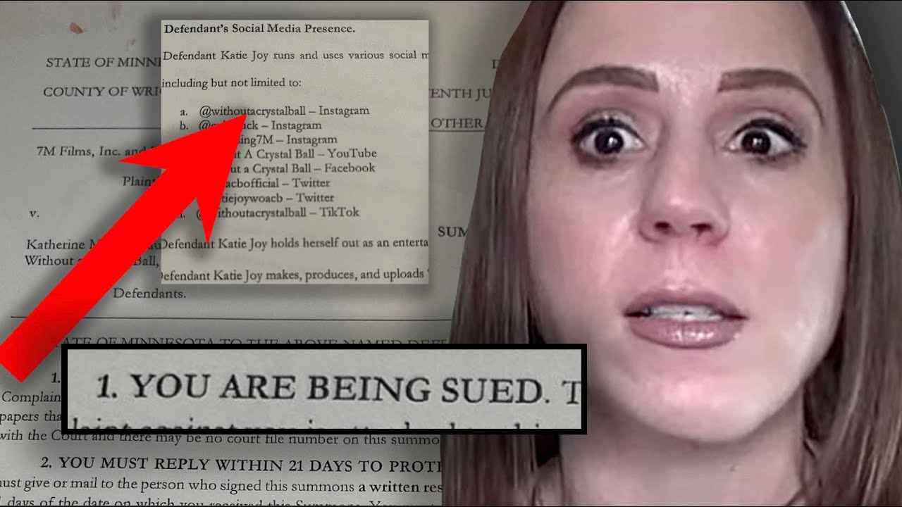 Without A Crystal Ball SUED AGAIN...(katie joy never learns)