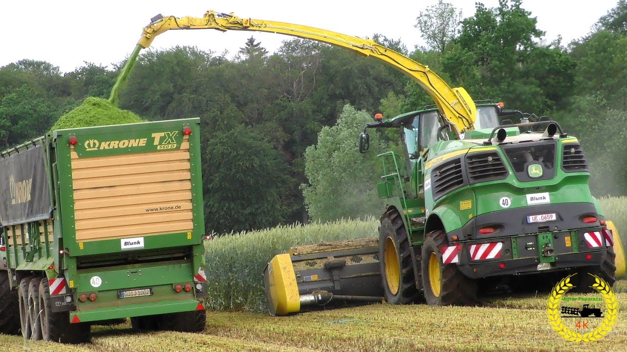 GPS Häckseln 2019 / John Deere 9800i / Fendt Vario 936, 828 und 724 / LU Blunk