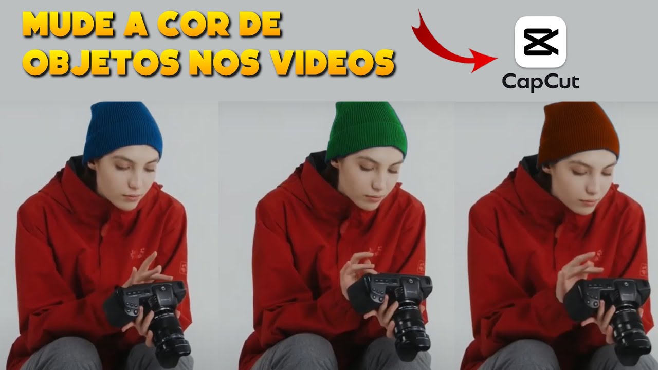 Como mudar a cor dos objetos no vídeo pelo celular