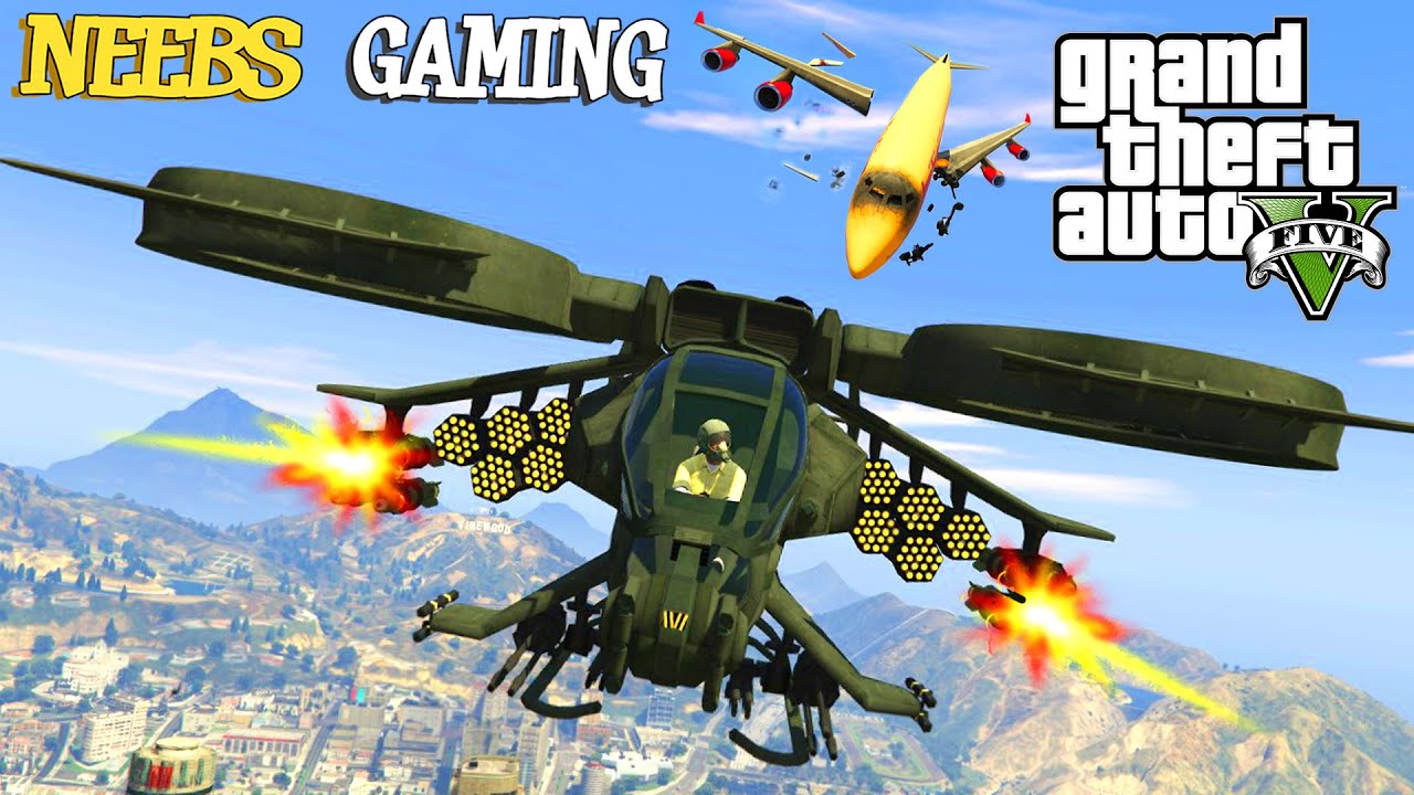 GTA 5 - SCORPION MOD / AVATAR CHOPPER - FUNNY MOMENTS (Grand Theft Auto Gameplay Video)
