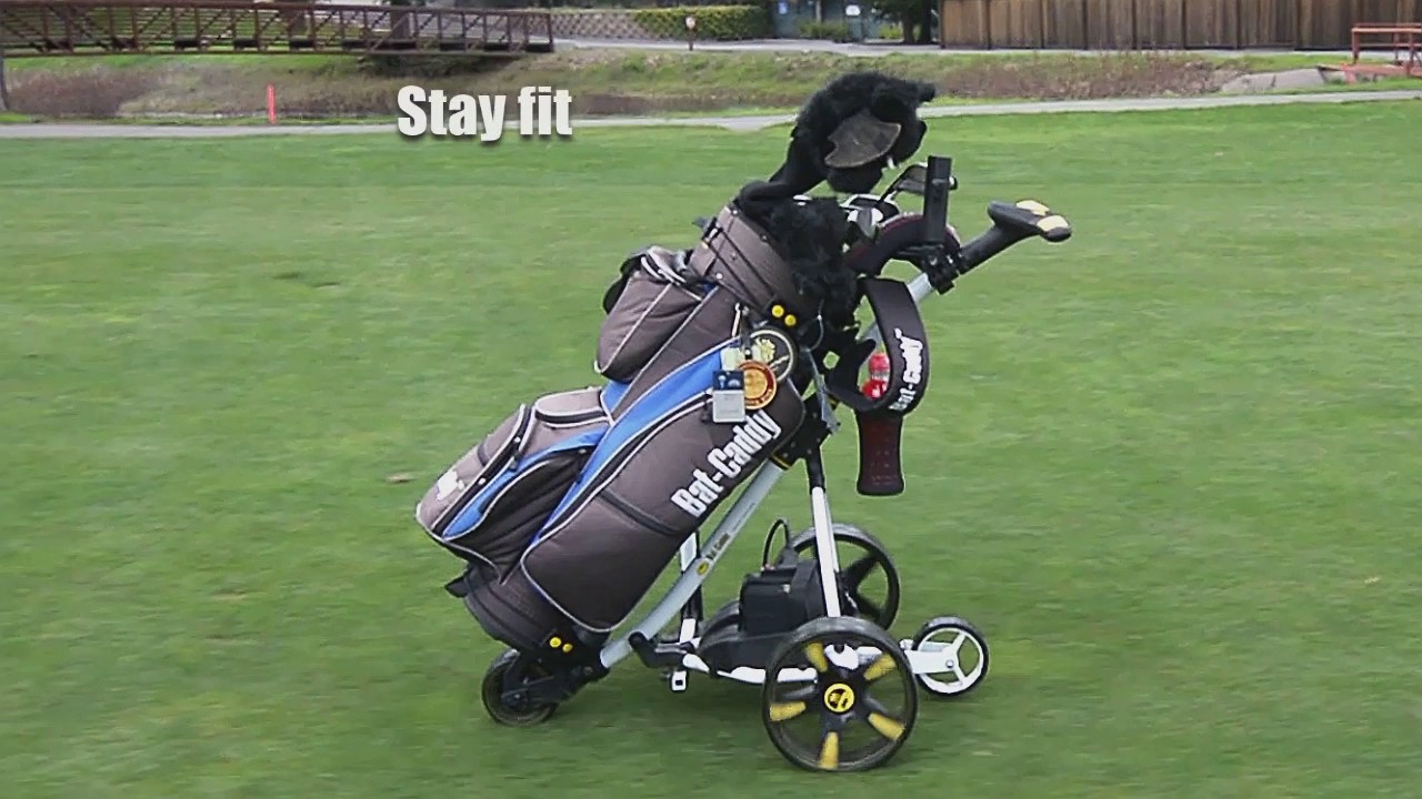 Official Bat-Caddy Electric Golf Caddy Promo
