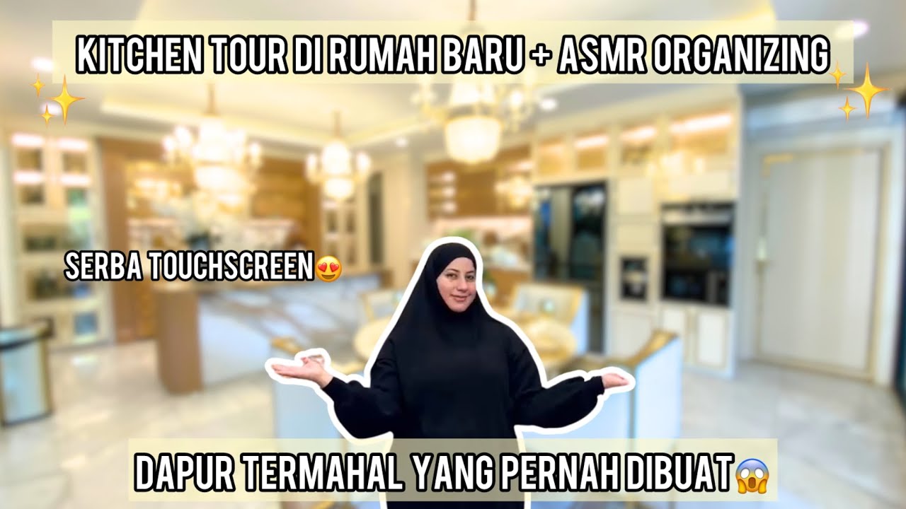 TASYI KITCHEN TOUR RUMAH BARU + ASMR ORGANIZING - DAPUR TERMAHAL YANG PERNAH DIBUAT !!