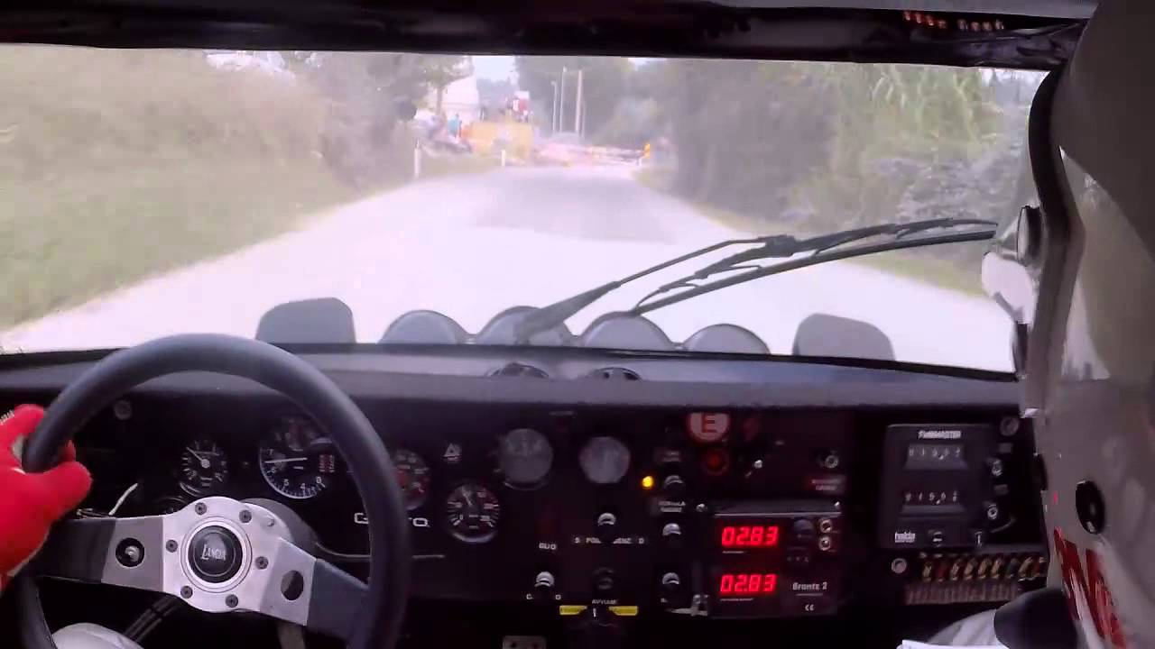 Inboard Lancia Stratos, Rallylegend San Marino 2014, WP 14