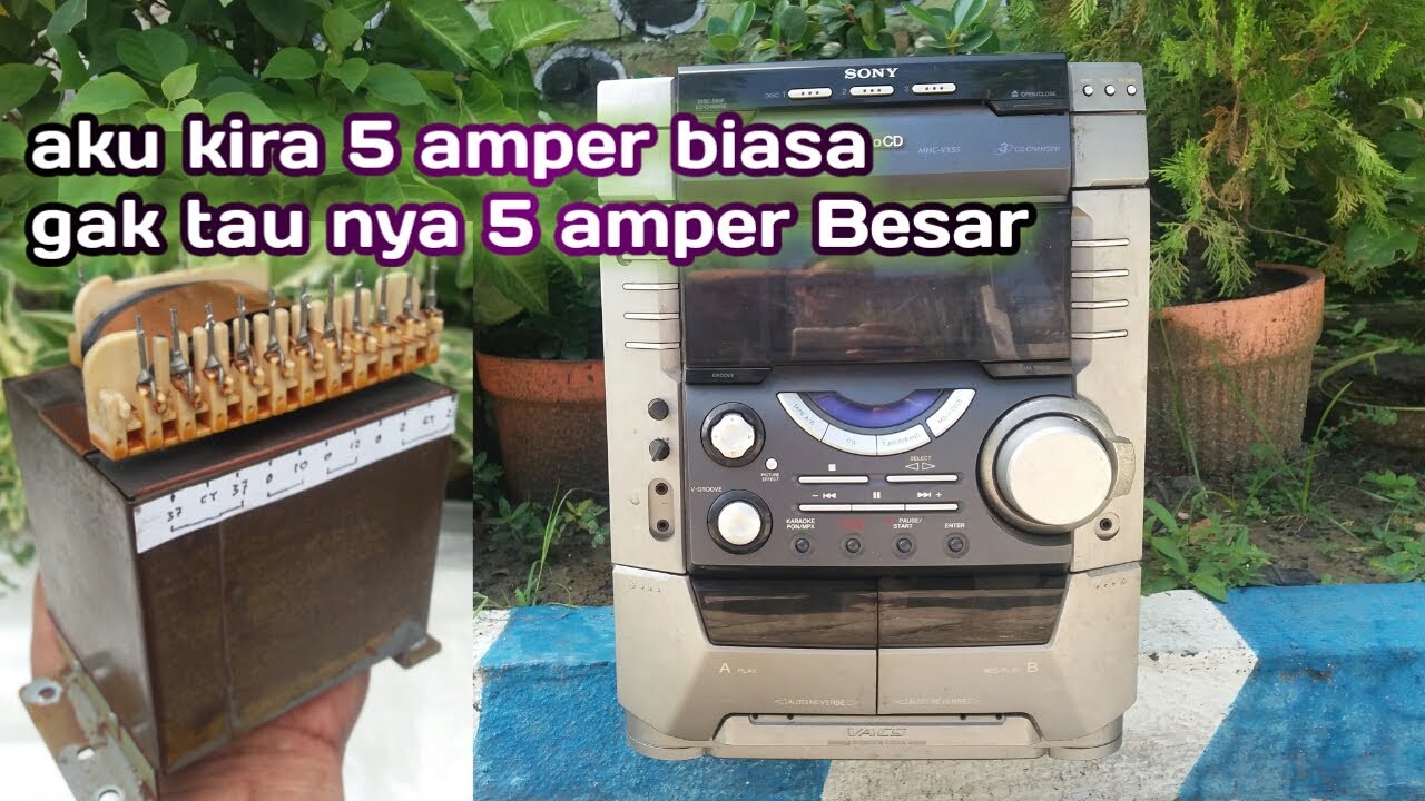 Proses Pengambilan Travo Built Up Sony MHC-VX55