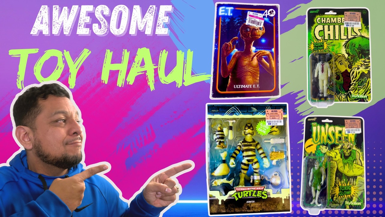 Ross Toy Hunt! NECA TMNT, E.T. & Super7 Glow-in-the-DARK FINDS!