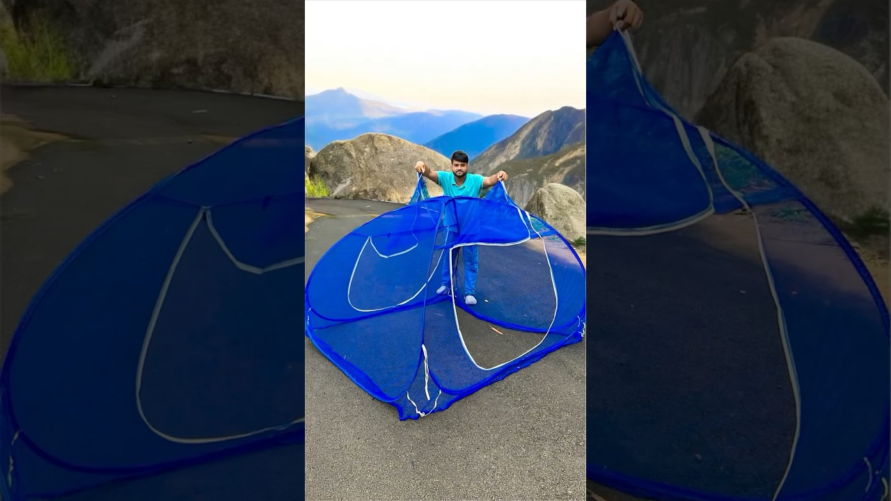 4 Person Camping Foldable Mosquito Net unboxing 🦟