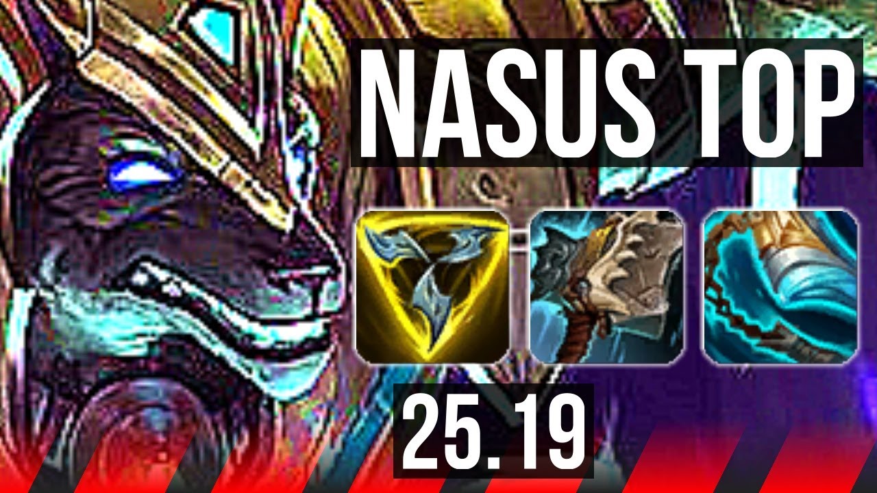 NASUS vs AATROX (TOP) | Rank 6 Nasus | NA Grandmaster | 25.19