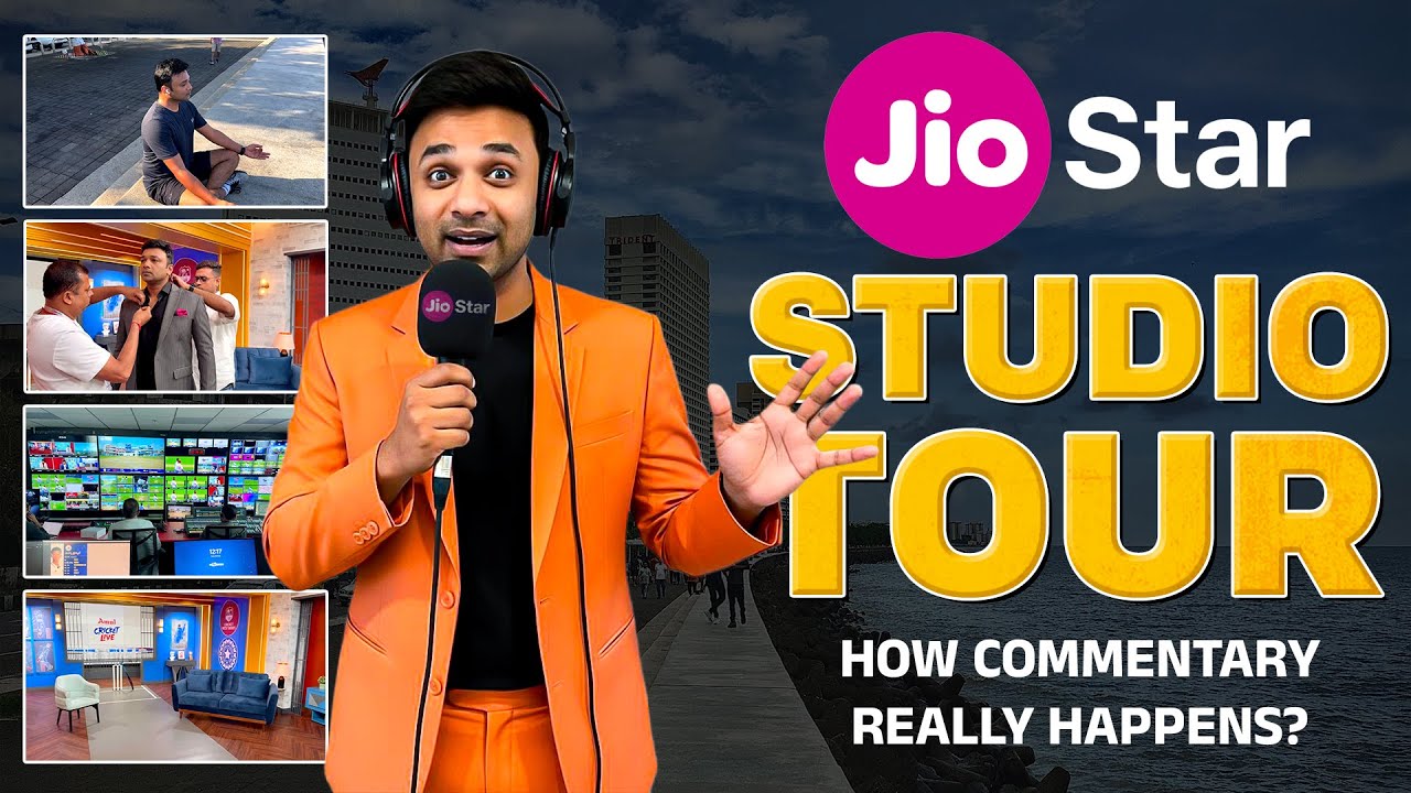Jio Star Studio Tour 🎙️ | How Commentary Really Happens Behind the Scenes | Suman Tirumalasetti