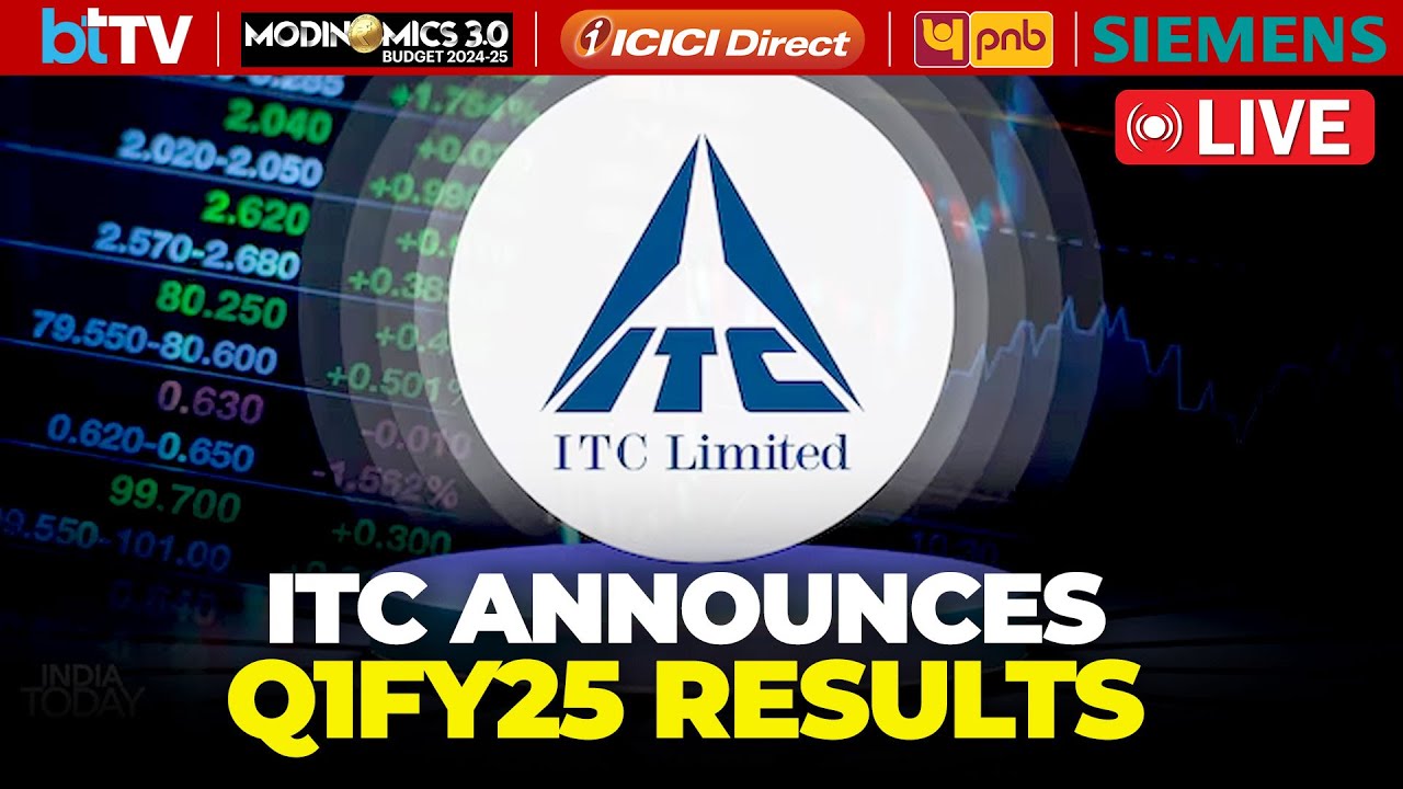 LIVE: ITC Declares Q1FY25 Results, Announces Investments Of ₹20,000 crore