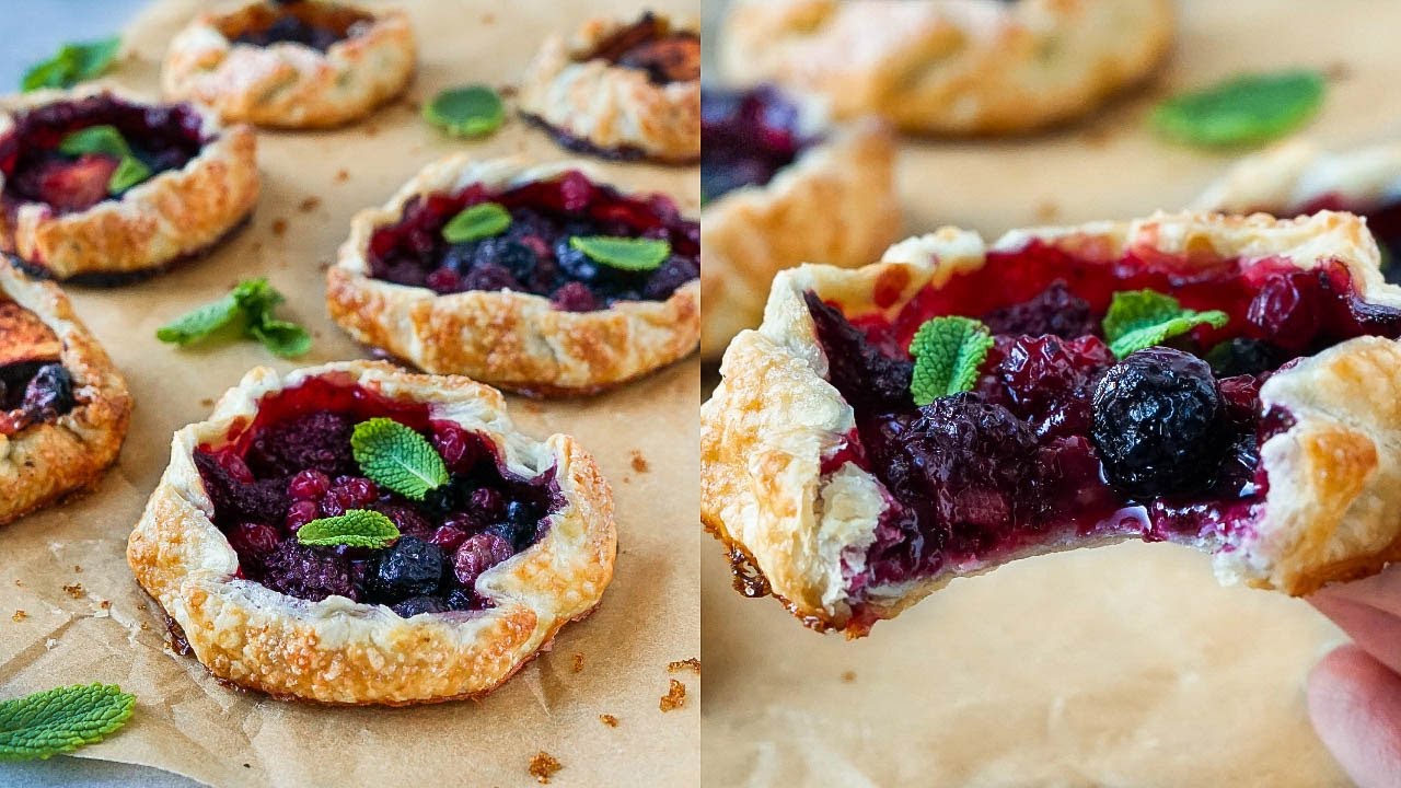 Mini FRUIT GALETTES | 2 yummy flavours