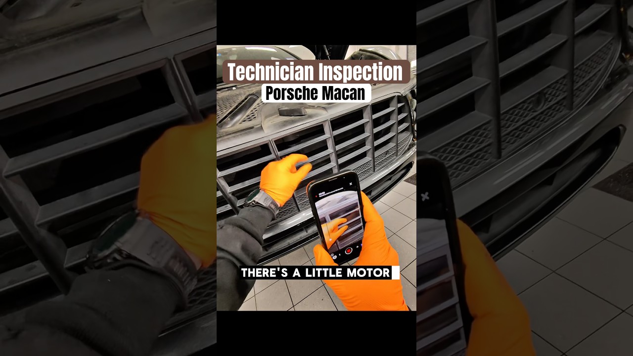 Second half of the inspection on this Macan #cartok #dealershiplife #porsche #porschemacan