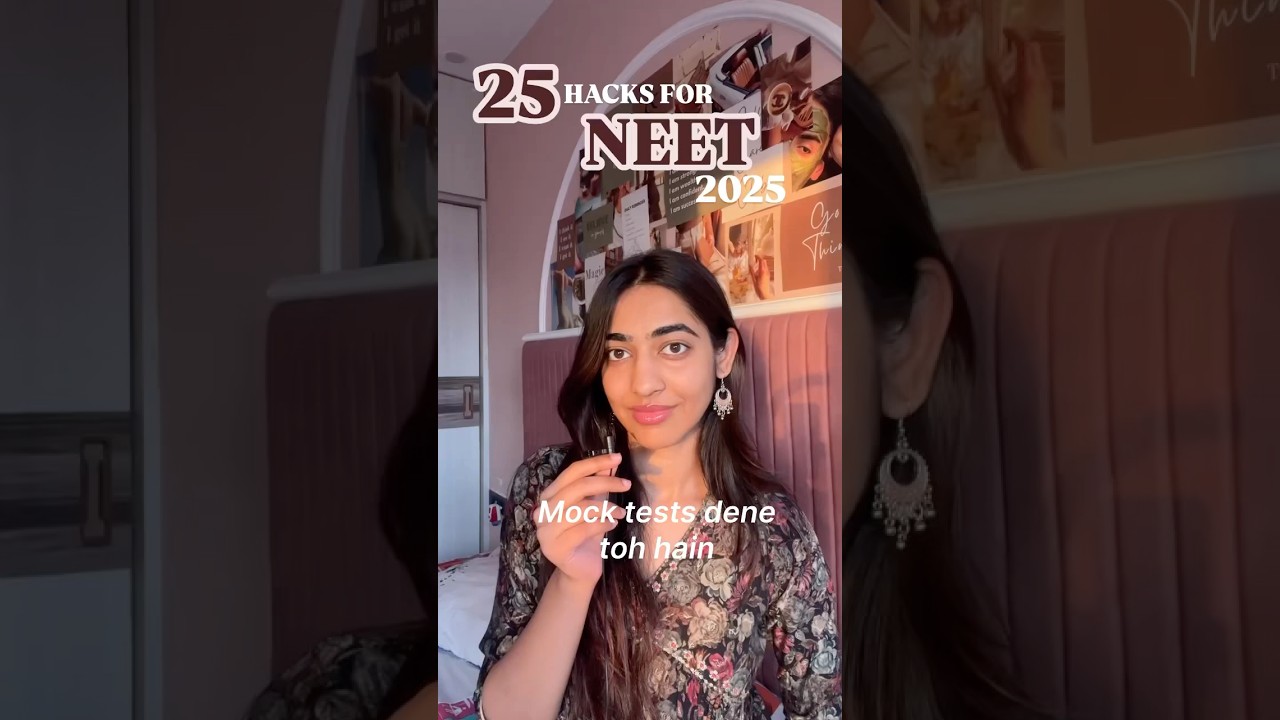 Full syllabus mock tests for *NEET 2025*!🔖