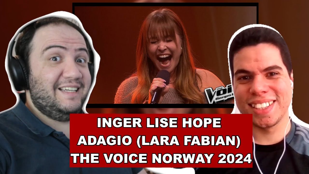 Inger Lise Hope | Adagio (Lara Fabian) | Blind audition | The Voice Norway 2024 TEACHER PAUL REACTS