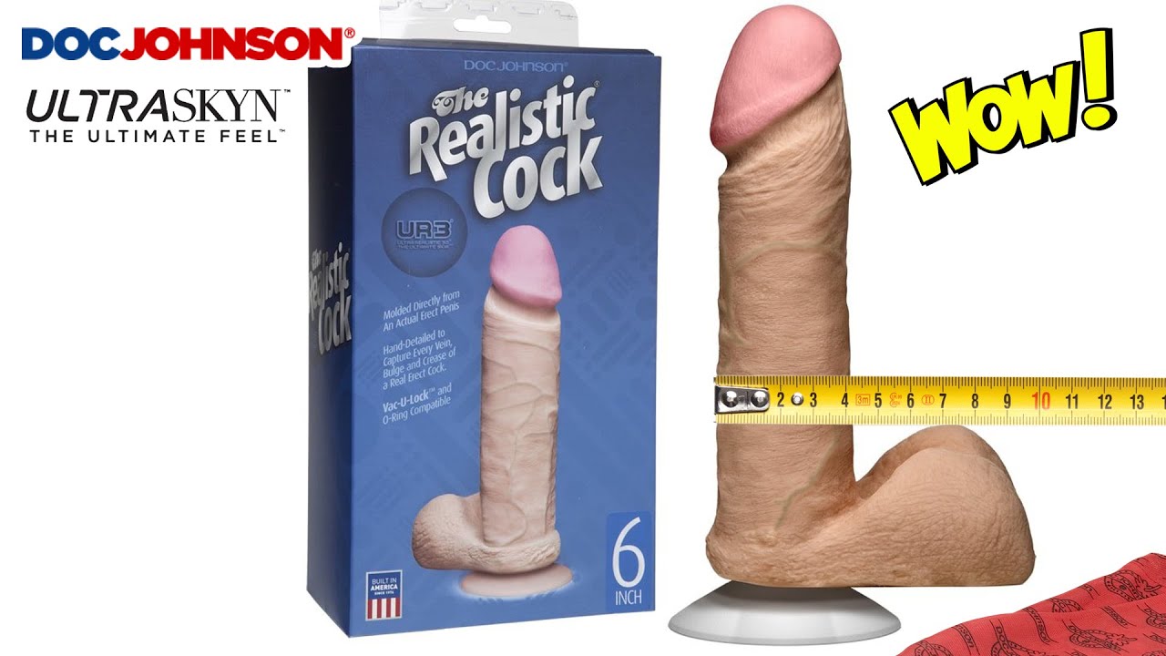 Самый реалистичный фаллоимитатор - Doc Johnson The Realistic Cock 6 inch White ULTRASKYN