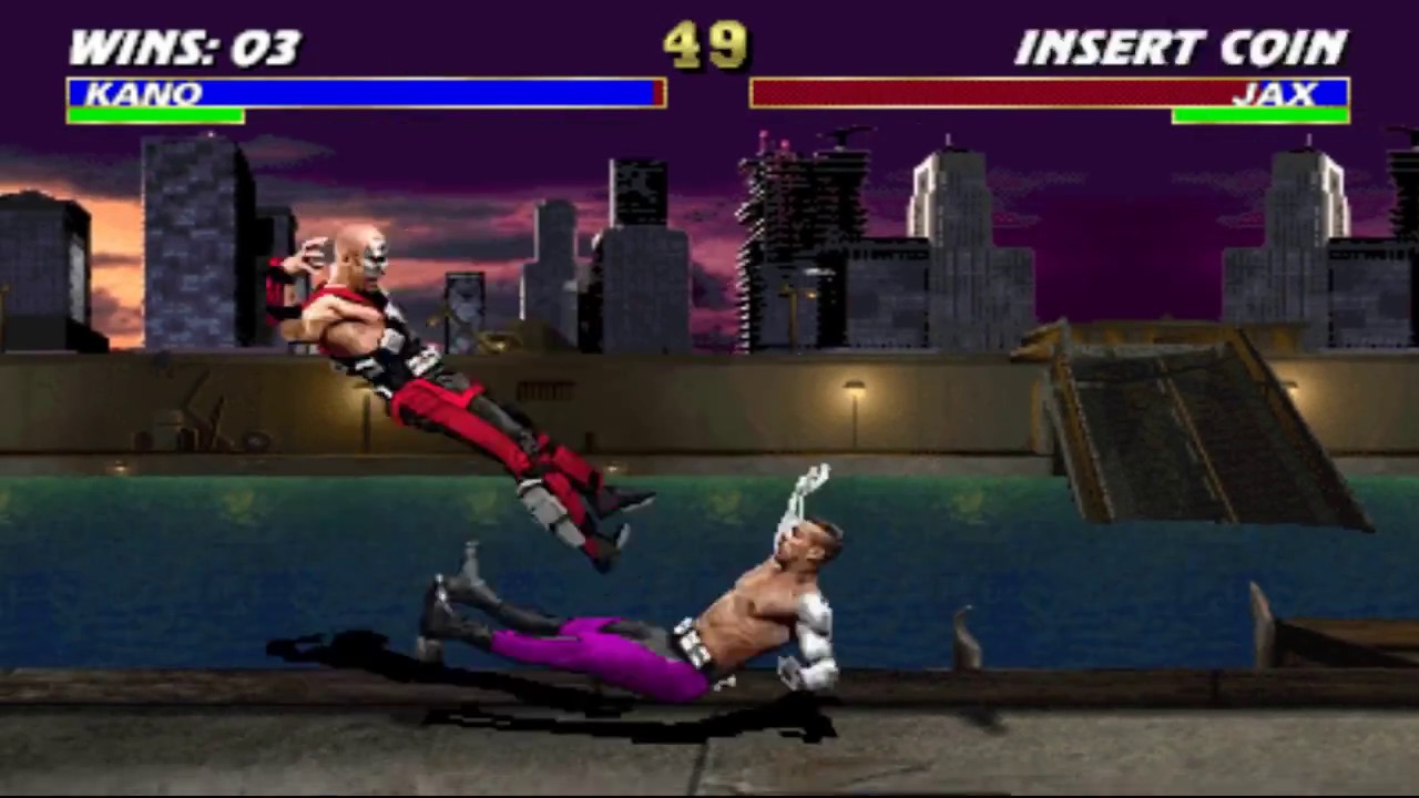 UMK3 Kano combos vs Jax CPU