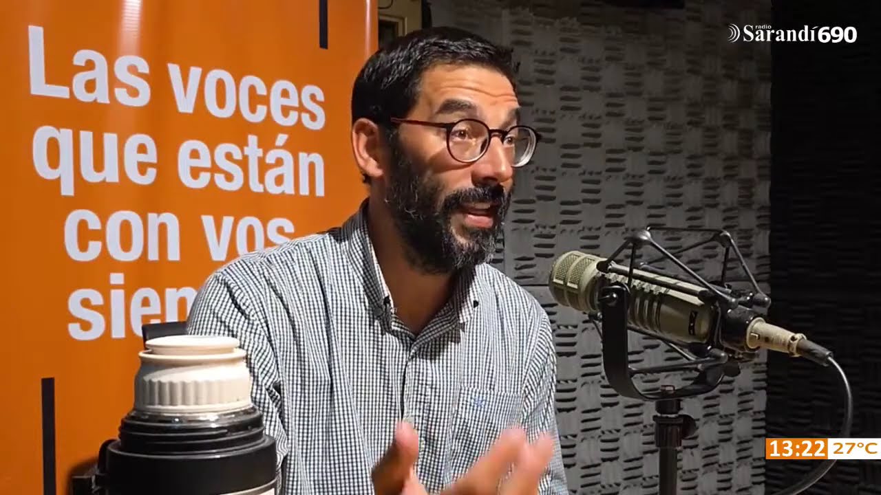 Bruno Giometti, diputado del Frente Amplio, en Informativo Sarandí