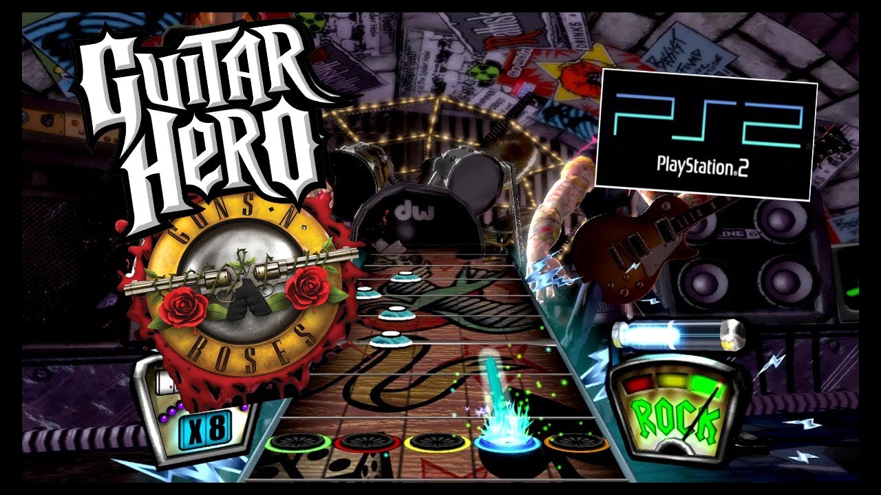 Guitar Hero Guns N Roses Custom Setlist Completa - PS2 Version