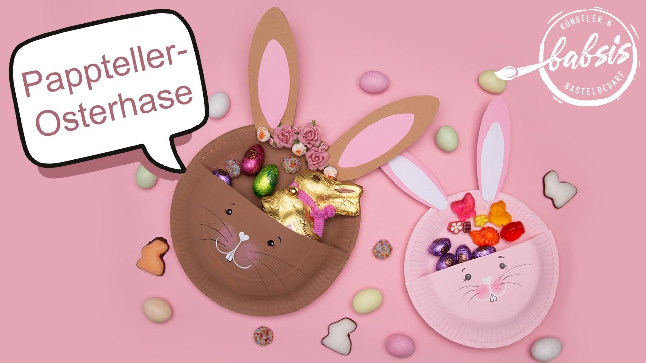 OSTER DIY- Pappteller Osterhase Osternest