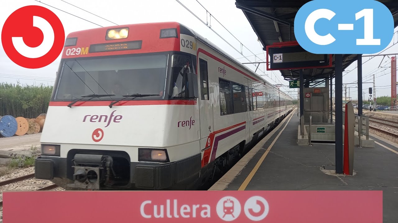 Renfe - Cercanias | Estación De Cullera (C1) (Video N°100)!!!