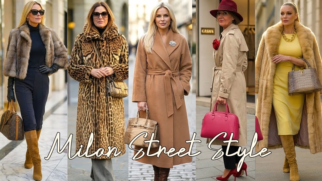 Milan Winter Outfit Inspiration 2025 🇮🇹  Classy Street Style Looks 👗👠