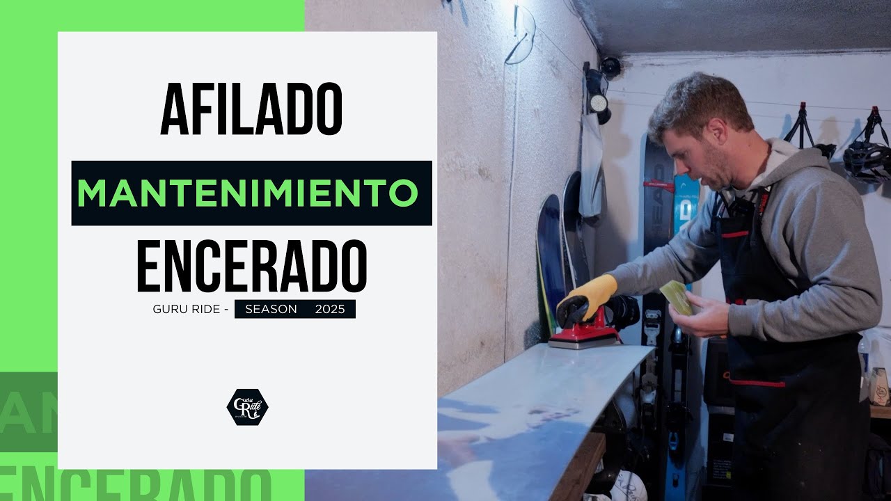 Como AFILAR y ENCERAR tu tabla de Snowboard 🪛🏂