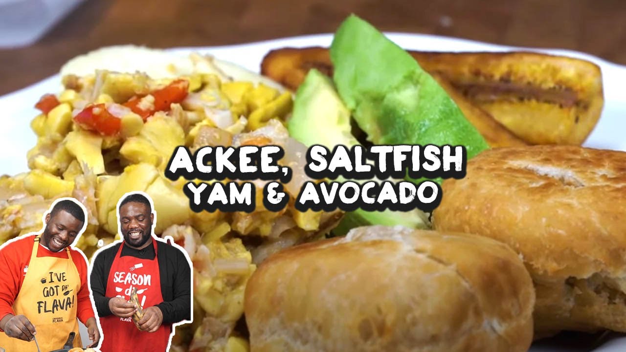 Jamaican Ackee & Saltfish | yam & avocado
