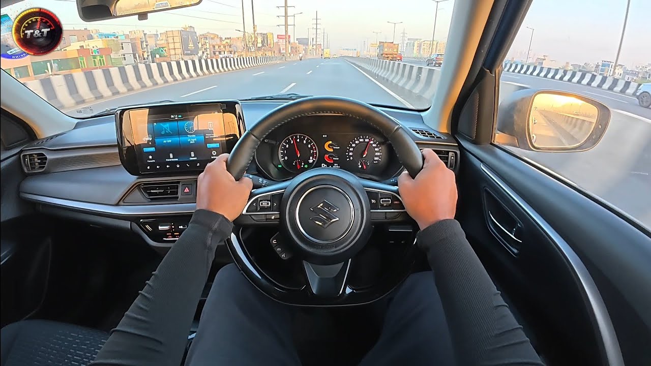 Swift ZXi+ DT Automatic Early Morning Highway Run POV | Swift POV Drive Video | 1.2-litre & 81 BHP