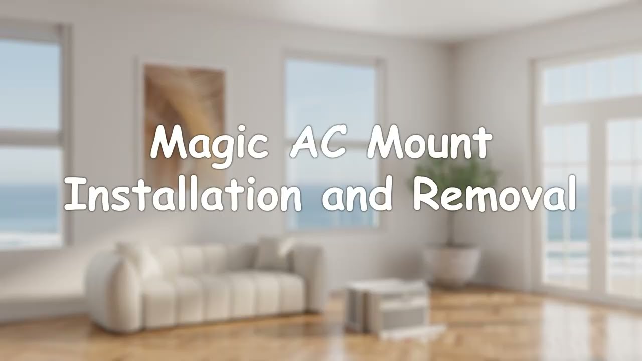 The easiest way to install and remove your window air conditioner - by Magic AC Mount