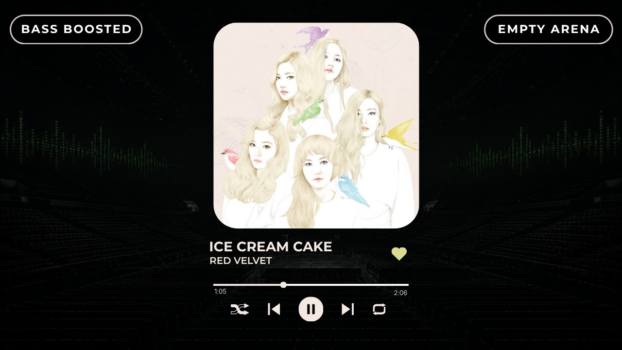 [BASS BOOSTED+EMPTY ARENA] RED VELVET(레드 벨벳) - ICE CREAM CAKE |kpotifyy