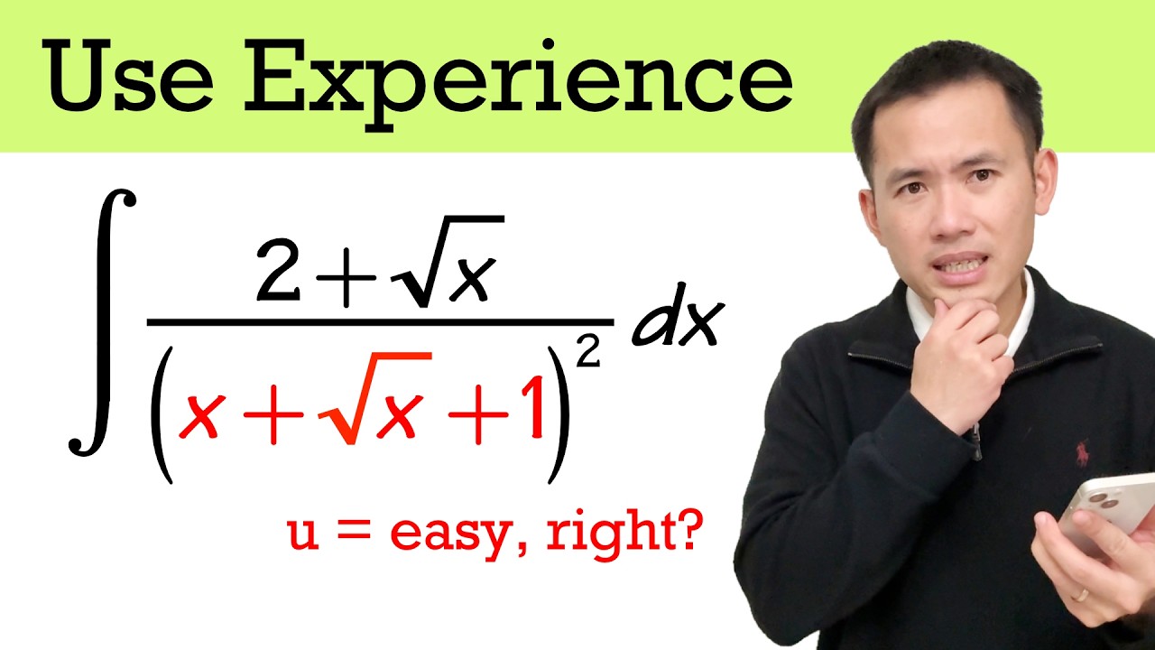 Had to struggle a lot to get this integral!