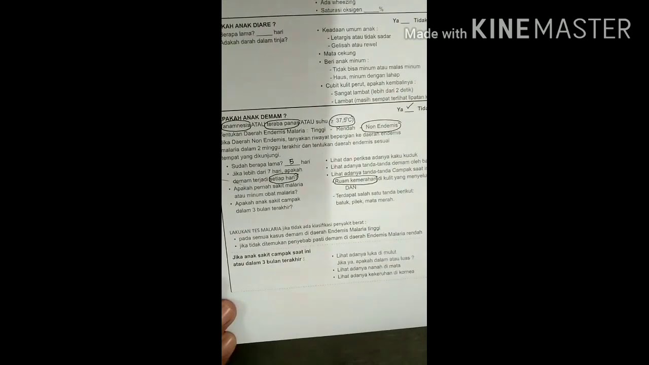 Pengkajian MTBS oleh Tim Dosen Keperawatan Anak Universitas Faletehan