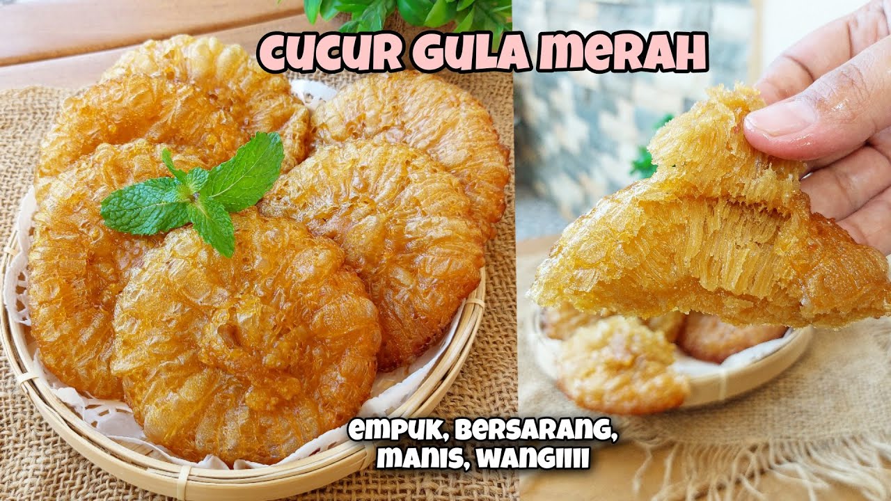INI BIKIN KUE CUCUR EMPUK DAN BERSARANG!! RASANYA MANIS WANGI GULA MERAH, ENAAAK!!