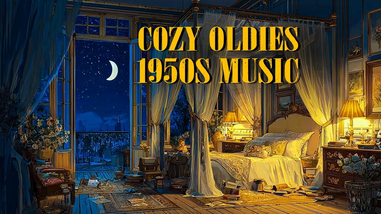 peaceful rainy autumn night 🕯️ 1940s vintage tunes playing from a distant radio for sleep & rest