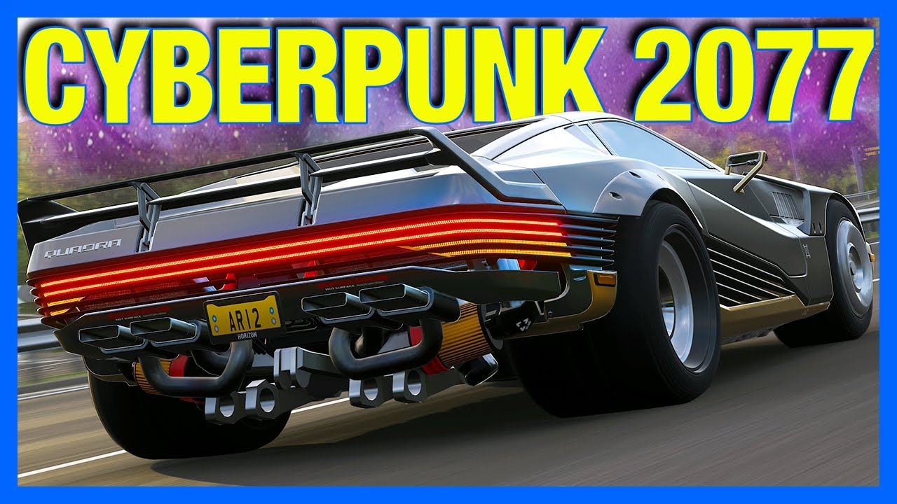 Forza Horizon 4: автомобиль Cyberpunk 2077 мощностью 1400 лошадиных сил!! (FH4: Как разблокироват...