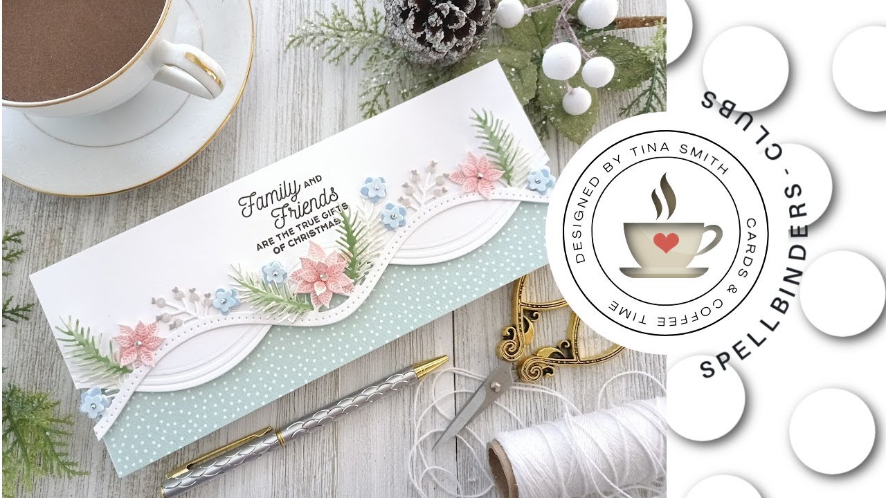 Spellbinders | Large Die of the Month Club | November 2021 | Christmas Foliage Strip & Border