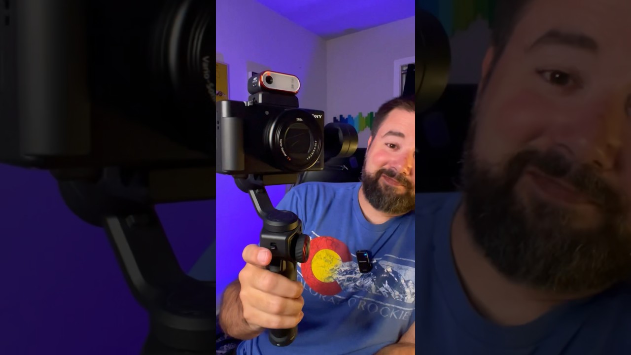 Взлом стабилизатора для камеры телефона с помощью Sony ZV-1! DJI / HOHEM M6 и другие! 