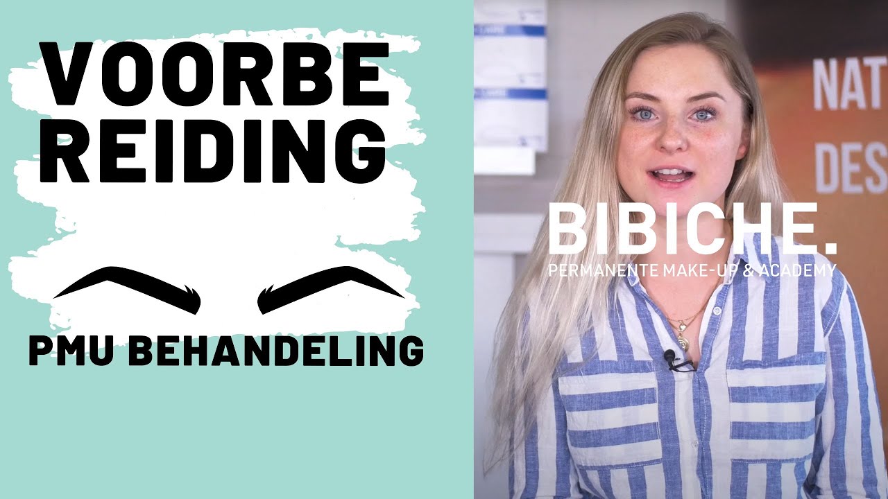 Voorbereiding PMU wenkbrauwen behandeling | PMU by Bibiche