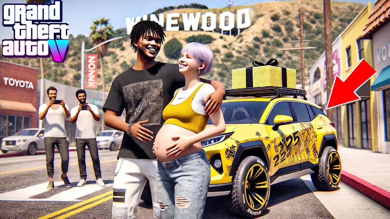 ❤️👶🏽🎁🚗Franklin's Teen Son New Family Car-GTA 5 Real Life Teen Mod Remastered Season 1 Episode 26
